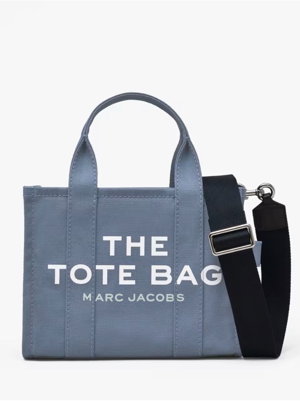 Marc Jacobs The Tote Bag Small in Blue with Black Strap